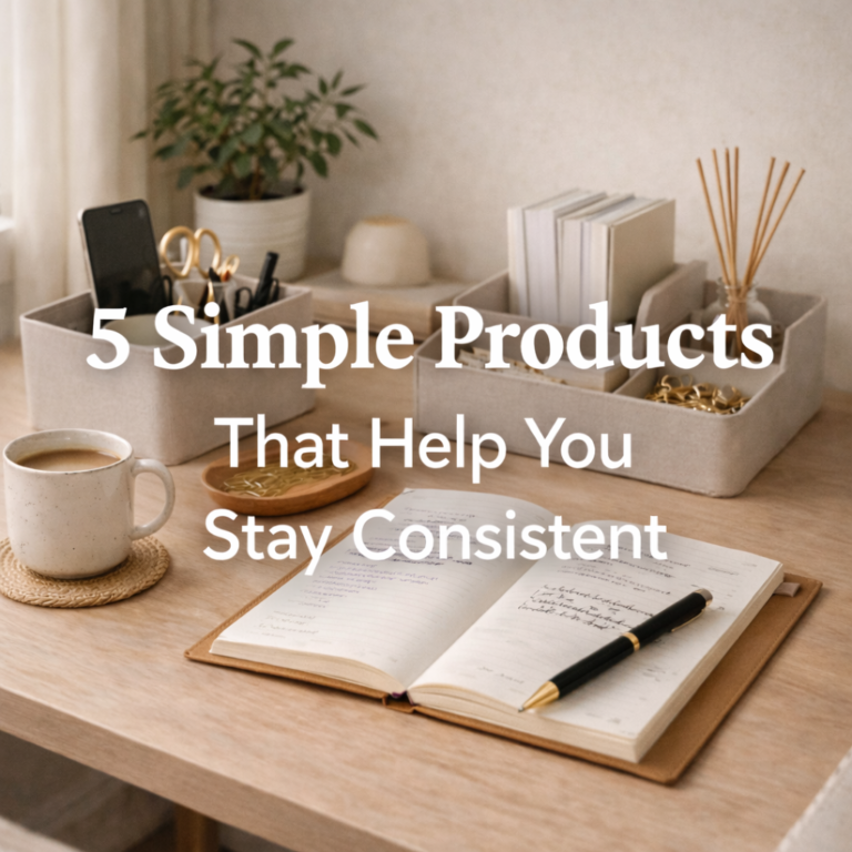 5 Simple Products That Help You Stay Consistent