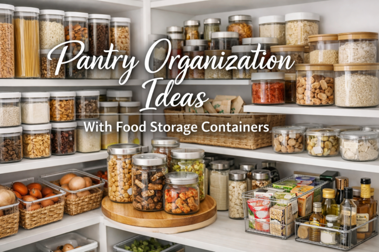 Pantry Organization Ideas With Food Storage Containers