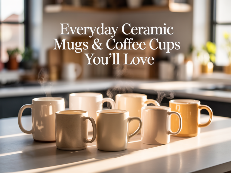 Everyday Ceramic Mugs & Coffee Cups You’ll Love