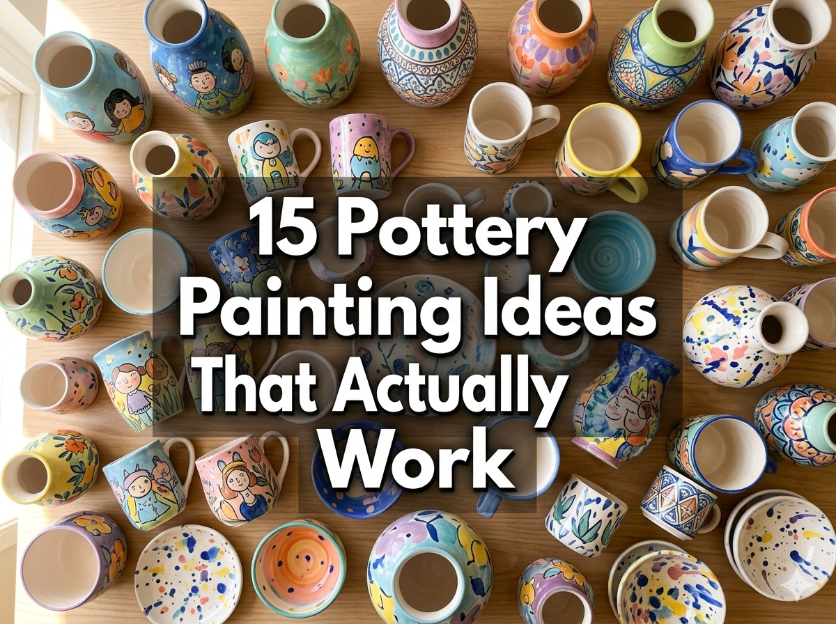 15 Pottery Painting Ideas That Actually Work (With Supplies)